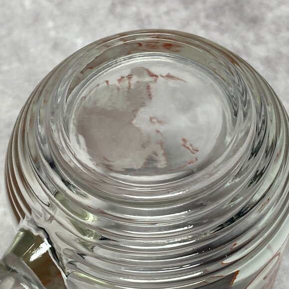 Hazel Atlas Big Top Peanut Butter Glass "The Band Played On" Song Lyrics Mug - Picture 8 of 10